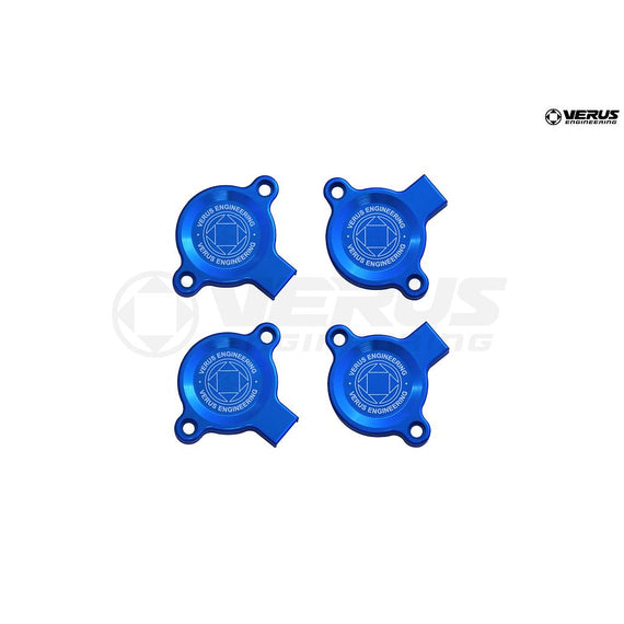 Cam Sensor Cover Kit, Set of 4, Anodized Blue - FA20 Engine