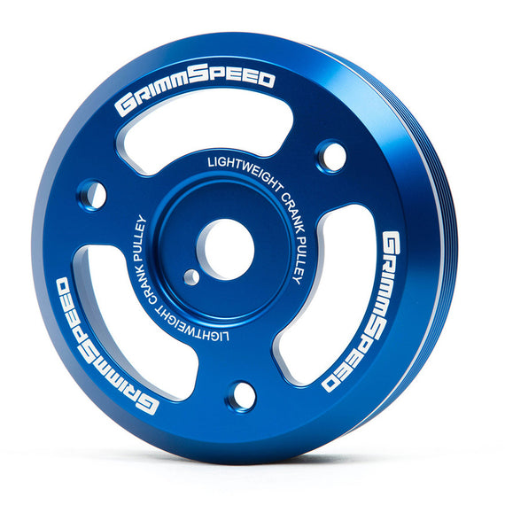 Lightweight Crank Pulley BLUE - Subaru FA/FB Engines [Equipped w/1-Piece OEM Pulley]